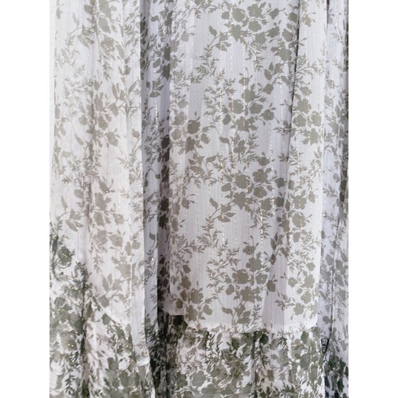 NWT Ramy Brook Silk Schena Printed High-Low Sage Dress XS - Picture 7 of 9